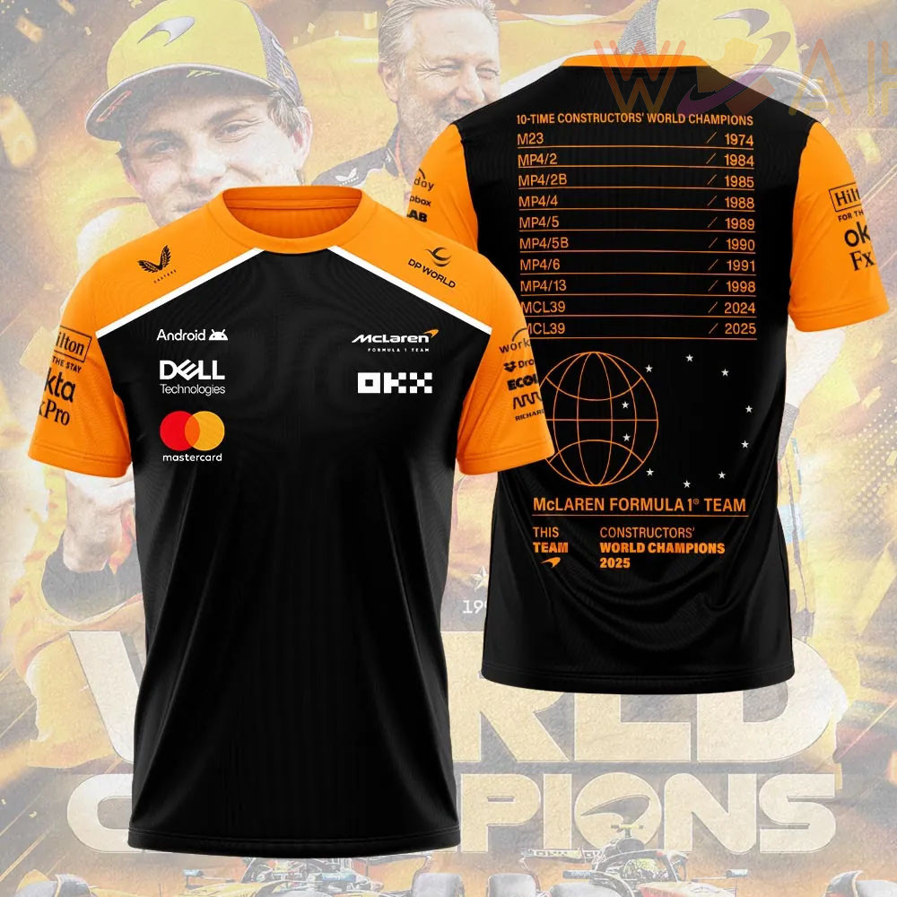 McLaren 2025 Constructors Championship T shirt 09