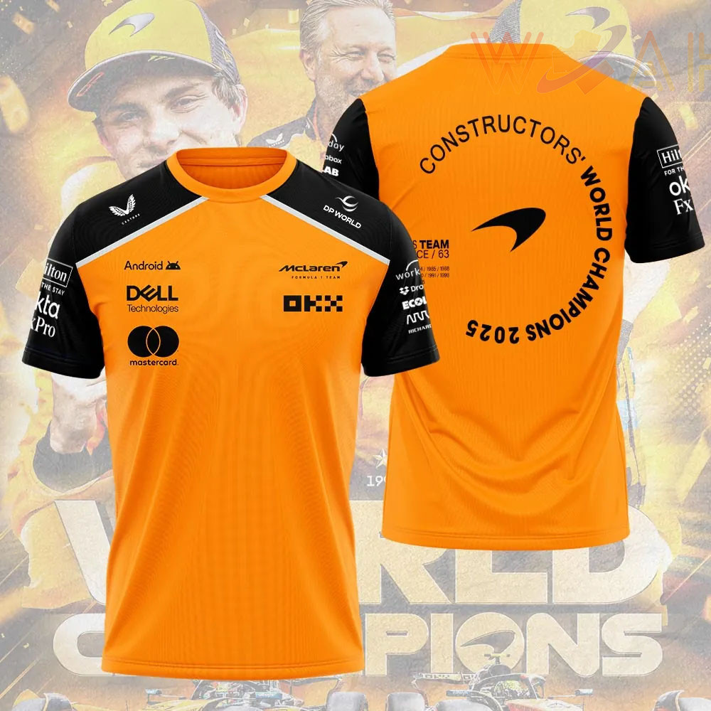 McLaren 2025 Constructors Championship T shirt 10