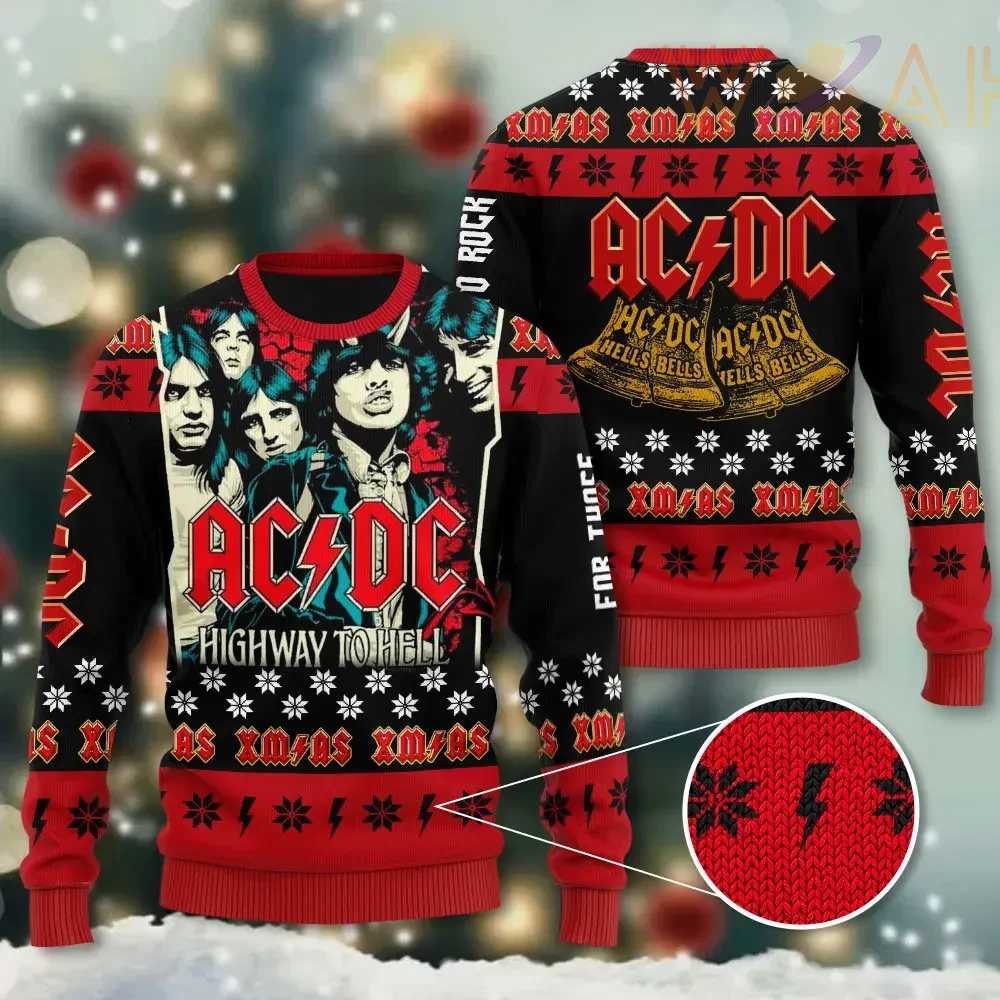 AC DC Sweater