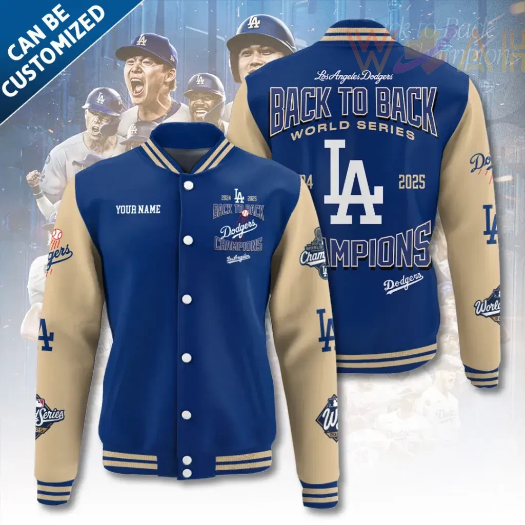 Best sellers Los Angeles Dodgers varsity jacket 01