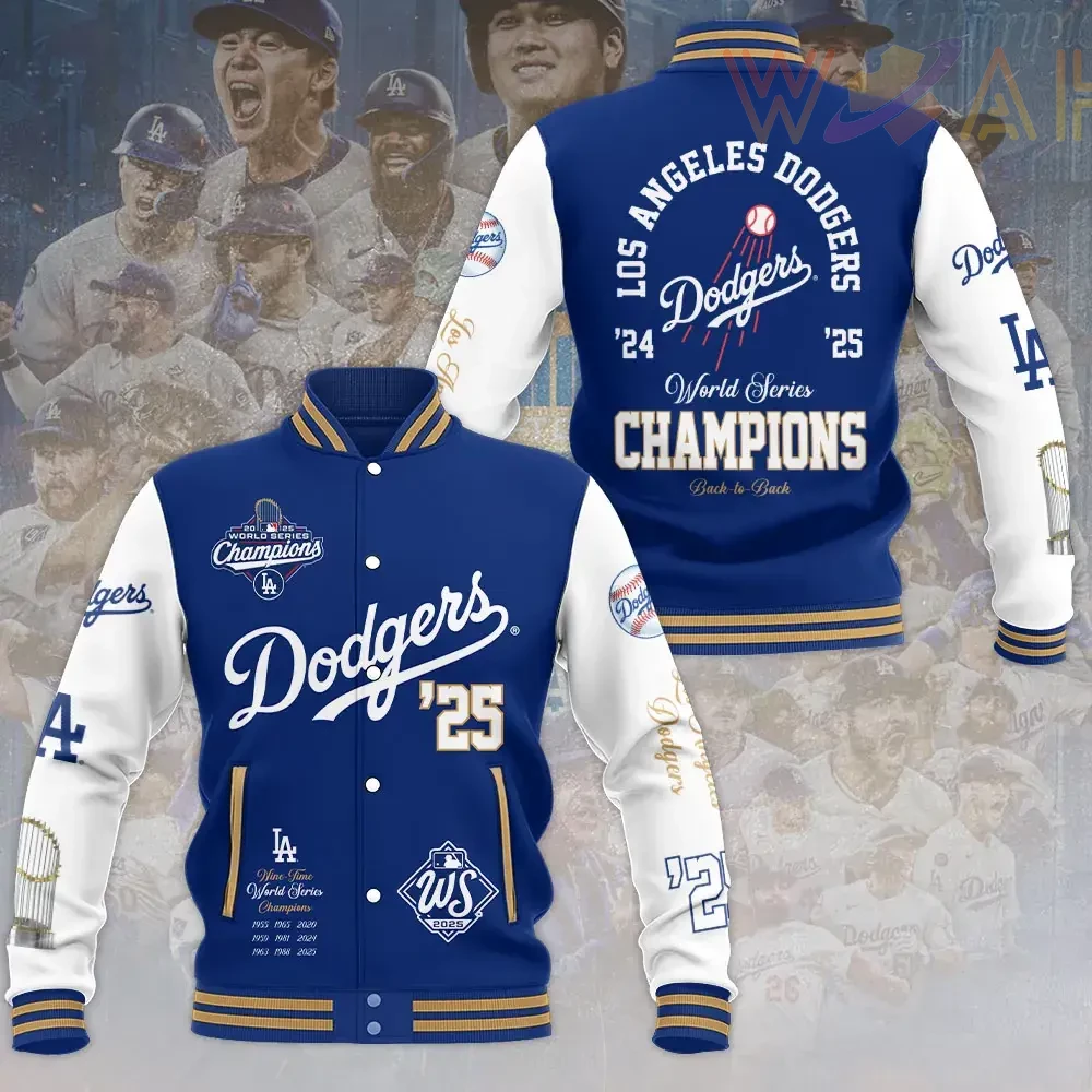 Best sellers Los Angeles Dodgers varsity jacket 05
