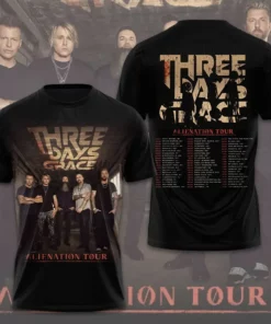 Three Days Grace T shirt 01