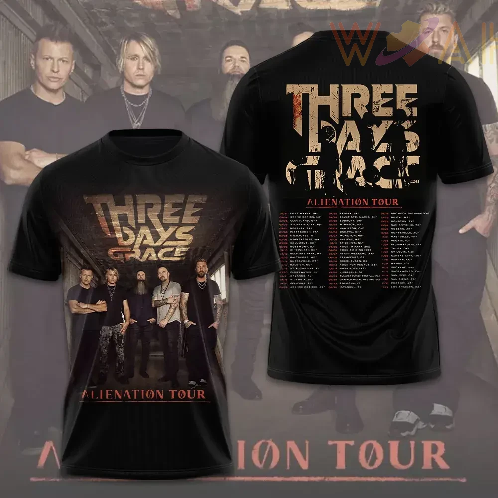 Three Days Grace T shirt 01