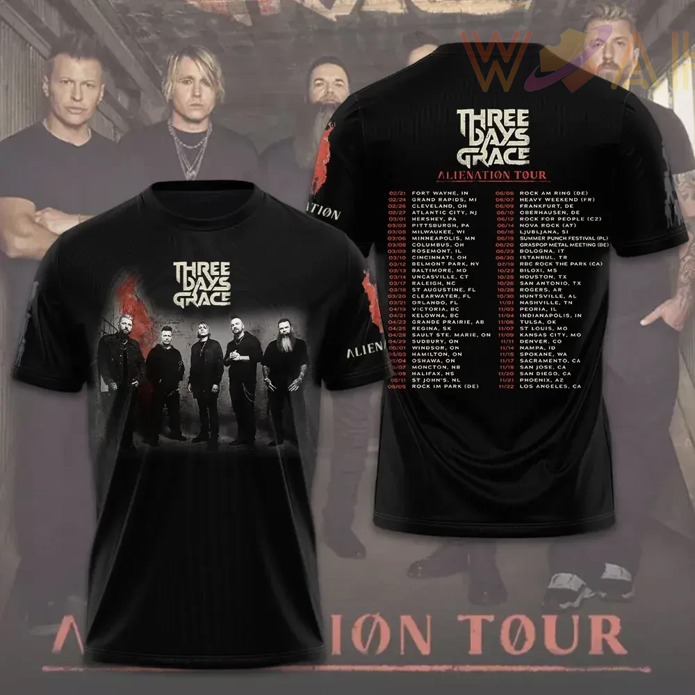 Three Days Grace T shirt 03