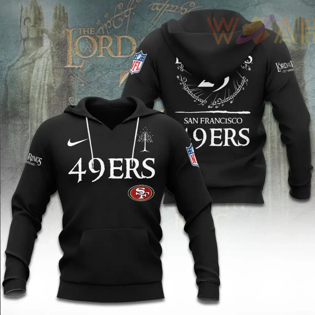 San Francisco 49ers x The Lord of The Rings Hoodie