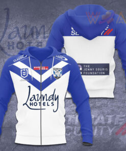 Canterbury Bankstown Bulldogs 3D Zip up Hoodie