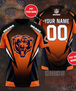 Chicago Bears 3D T shirt 04