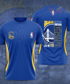 Golden State Warriors T shirt 3D S5 blue