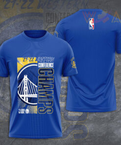 Golden State Warriors T shirt 3D S6 BLue