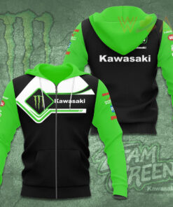 Kawasaki Racing Team 3D Apparels S5 Zip Hoodie