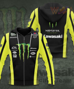 Kawasaki Racing Team 3D Apparels S8 Zip Hoodie
