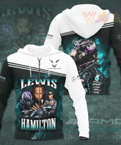 Lewis Hamilton Mercedes AMG Petronas F1 Team 3D Apparels S41 Zip Hoodie