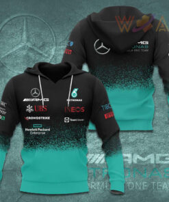 Mercedes AMG Petronas F1 Team 3D Apparels S48 Hoodie