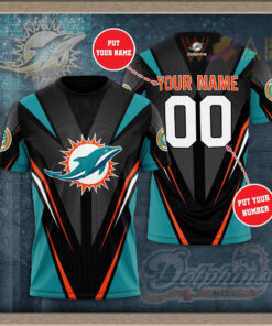 Miami Dolphins 3D T shirt 03