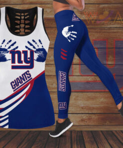 New York Giants Hollow Tank Top Leggings 02