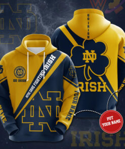 Notre Dame Fighting Irish 3D Hoodie 010