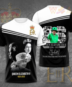 Queen Elizabeth II T Shirt 3D 05
