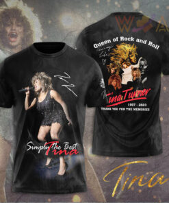 Queen Of Rock And Roll Tina Turner T shirt WOAHTEE10823S1