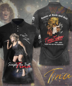 Queen Of Rock And Roll Tina Turner polo WOAHTEE10823S1