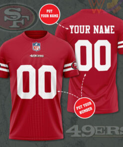 San Francisco 49ers 3D T shirt 04
