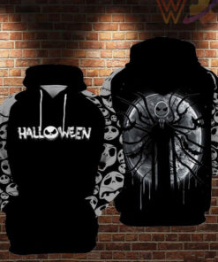 jack skellington black for man and women 3d hoodie