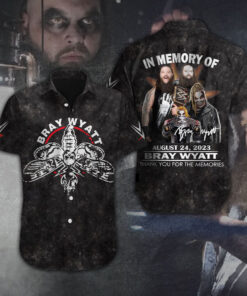 Bray Wyatt short sleeve dress shirts WOAHTEE22923S4
