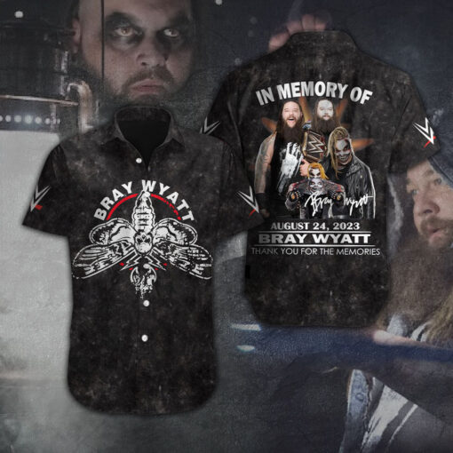 Bray Wyatt short sleeve dress shirts WOAHTEE22923S4