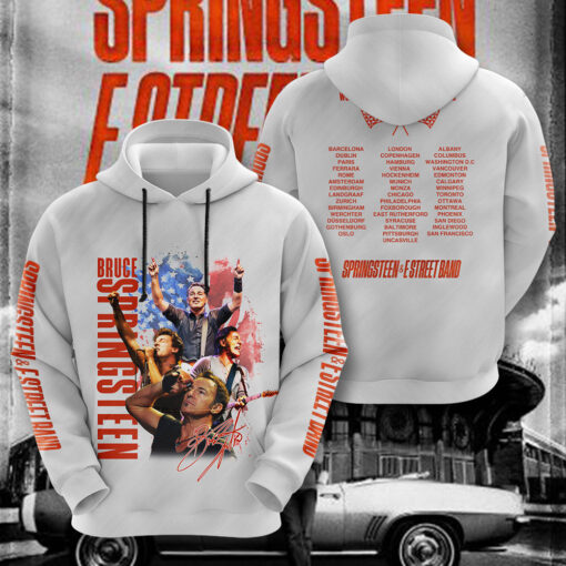 Bruce Springsteen E Street Band Hoodie WOAHTEE23923S1
