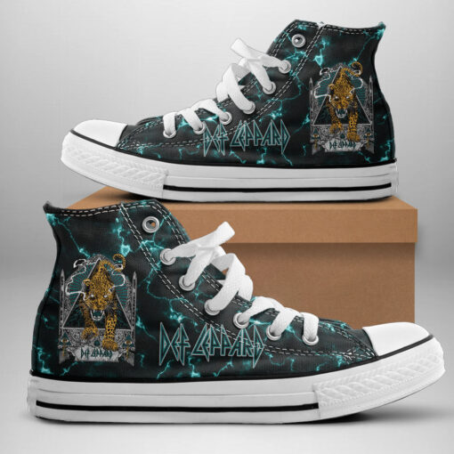 Def Leppard High Top Canvas Shoe WOAHTEE05923S5 Design 2