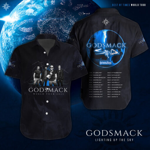 Godsmack short sleeve dress shirts WOAHTEE30923S1