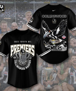 AFL Premiers Collingwood FC baseball jersey WOAHTEE271023S1