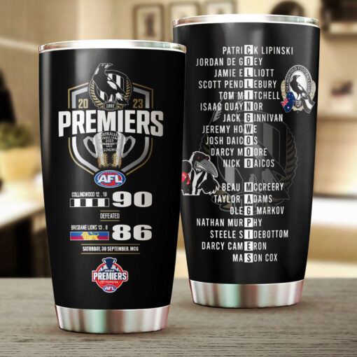 Collingwood FC AFL Premiers Tumbler Cup WOAHTEE281023S2A