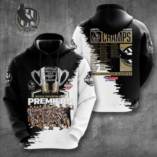 Collingwood FC Afl Premiers hoodie WOAHTEE281023S1