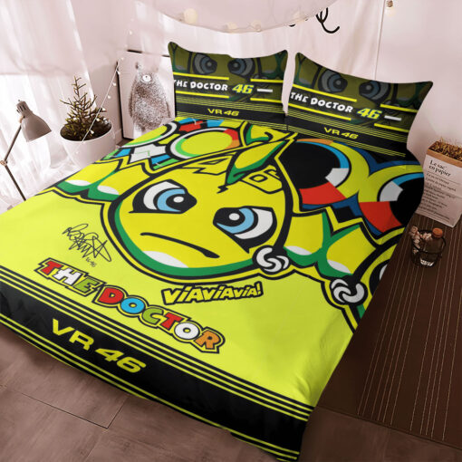 Valentino Rossi VR46 luxury bedding set WOAHTEE231023S1