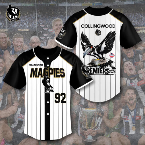 AFL Premiers Collingwood FC baseball jersey WOAHTEE031123S2