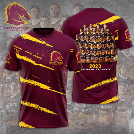 Brisbane Broncos T shirt WOAHTEE081123S3