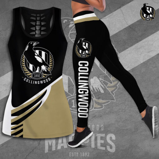 Collingwood Magpies Tank Top Leggings set WOAHTEE091123S4