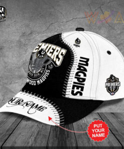Personalized AFL Premiers Collingwood FC Hat Cap WOAHTEE031123S3L