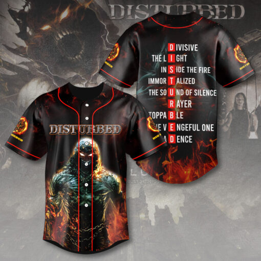 Disturbed jersey WOAHTEE1223ZP