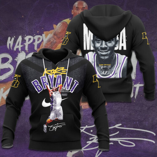Kobe Bryant Black Hoodie WOAHTEE1223SR