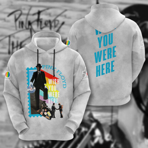 Pink Floyd Gray Hoodie WOAHTEE1223SD
