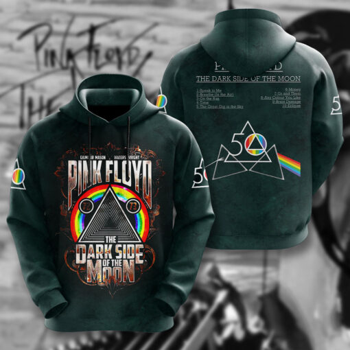 Pink Floyd Green Hoodie WOAHTEE1223ZF