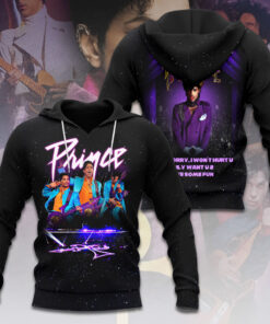 Prince black hoodie WOAHTEE1223SP