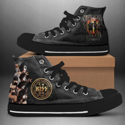 Kiss Band High Top Canvas Shoe WOAHTEE0124XC Design 02