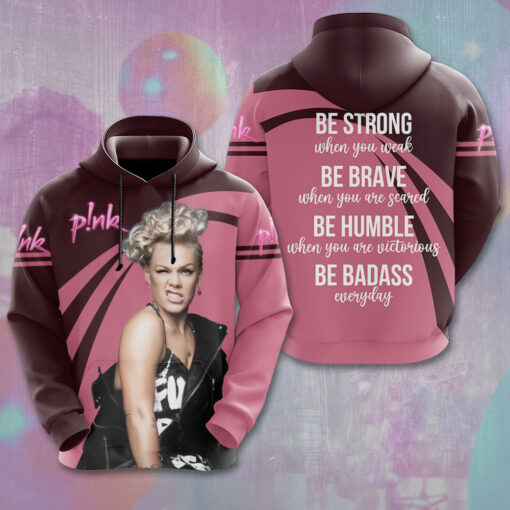Pink Hoodie WOAHTEE0124XF