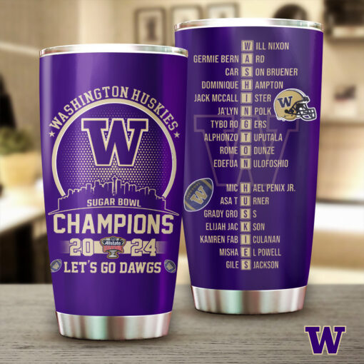 Washington Huskies Football Tumbler Cup WOAHTEE0124SR