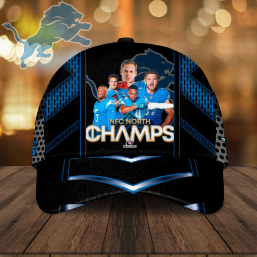 Detroit Lions NFC North Champions Hat NFL Caps WOAHTEE0224B