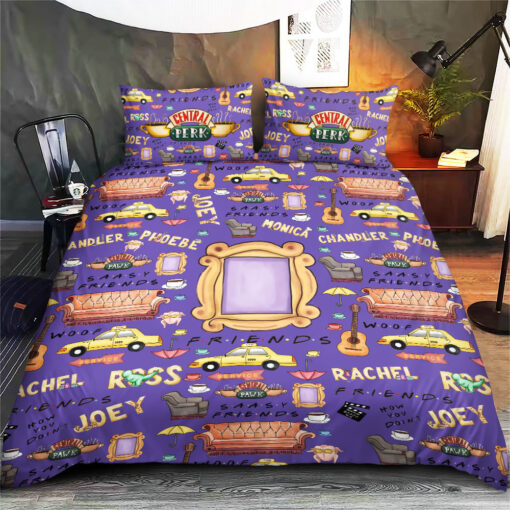 Friends bedding set duvet cover pillow shams WOAHTEE0224D IMAGE