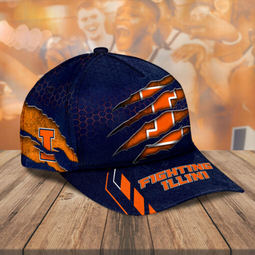 Illinois Fighting Illini Mens Basketball Hat NBA Cap WOAHTEE0324ZK R