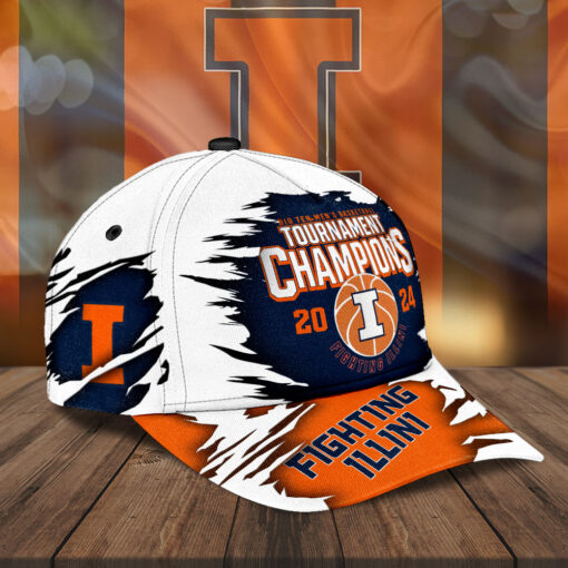 Illinois Fighting Illini Mens Basketball Hat NBA Caps WOAHTEE0324ZY R